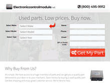 Tablet Screenshot of electroniccontrolmodule.net